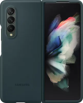 Image de Coque pour Samsung Galaxy Z Fold 3 Silicone Ultra Fine Verte Samsung
