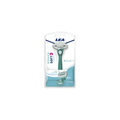 Image de Lea Maquinilla Femme Soft 3 Sensitive 1un