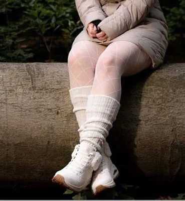 Produktbild von Bonnie Doon Beinstulpen Ecru Uni Unsere Größen - Damen und Herren - Stulpen - Beinstulpen - Schwer gestrickt - Wolle - 1 Paar - Warm - Bequem - Beige Meliert - Ecru Heather - Modeaccessoire - BE021766.218