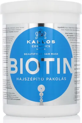 Obrázek produktu pro Kallos Biotin Beautifying Hair Mask posilující maska pro oslabené vlasy 1000 ml
