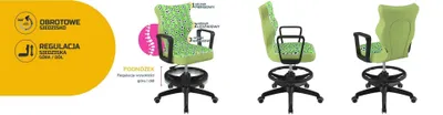 Produktbild von Jugend-Wachstumsstuhl Ergonomischer Schreibtischstuhl Für Körpergrösse 146-176 Cm, Norm Schwarz Storia 29, Mit Fussstütze
