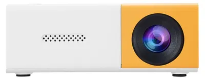 Image de Projecteur portable HD 1080p, projecteur de cinéma en plein air à LED réglable pour home cinéma, compatible iOS et Android, interface multimédia HD, clé TV USB, compatible PC portable et PC de bureau, prise UE