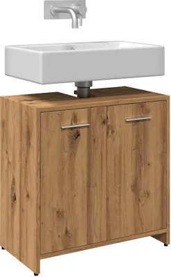 Image de Maison Exclusive - Meuble sous lavabo Chêne Artisan 60x33x60 cm