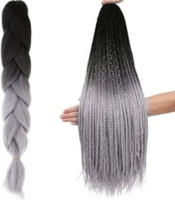 Obrázek produktu pro Soulima Ombré copánky ze syntetických vlasů sz/sz W10345
