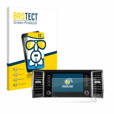 Produktbild von BROTECT Schutzglas für Skoda Amundsen Kodiaq 2023 Infotainment System 8" Schutzfolie Panzer Folie Glas Display Schutz klar