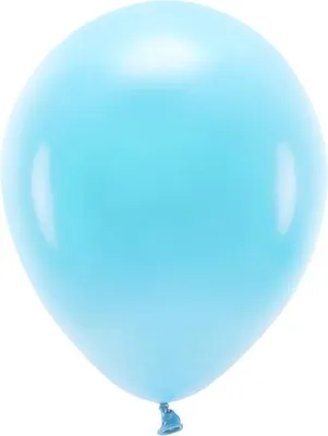 Produktbild von Öko-Luftballons 30cm Pastell, Hellblau (1 Packung / 10 Stück)