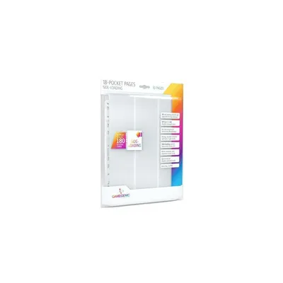 Produktbild von Gamegenic 18-Pocket Pages Side-Loading Weiß