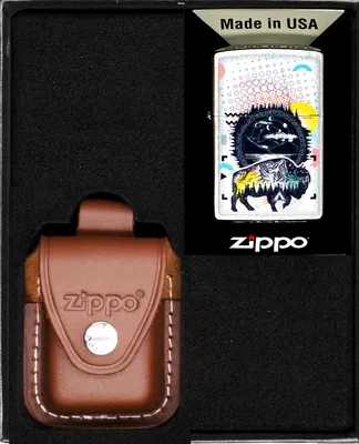 Produktbild von Feuerzeug-Set ZIPPO BISON DESIGHN Geschenk No4