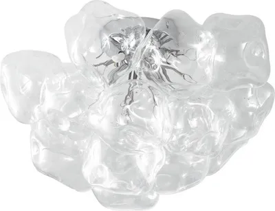 Produktbild von Lucande Deckenleuchte Diborah, klar, Ø 49 cm, Glas, G9