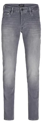 Produktbild von Jack & Jones 12147024, Grau, Jeans, Baumwolle, Elasthan, Nicht bleichen, Nicht im Wäschetrockner trocknen, Schonwaschgang (40°C)