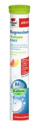 Image de Double cœur | magnésium+potassium | 15 comprimés effervescents