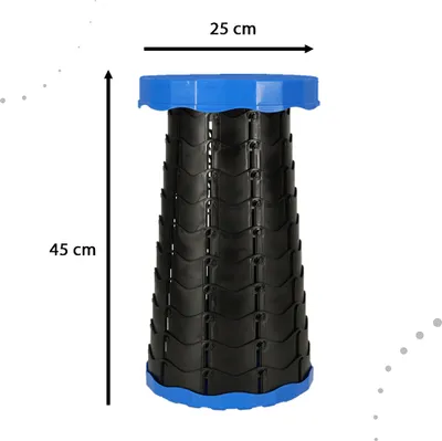Produktbild von KIK KX4981_2 Skladacia stolička skladacia stolička modrá