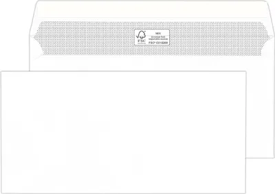 Image de Enveloppes MAILmedia DIN long autocollantes blanches sans fenêtre 500 pièces