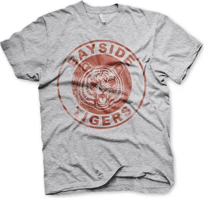 Produktbild von Bayside Tigers Washed Logo T-Shirt - XX-Large - Heather-Grey