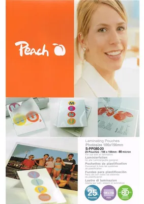 Immagine prodotto di Peach Laminierfolien     80mic glänzend                 25PK