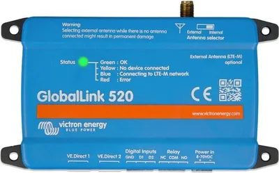 Immagine prodotto di Monitoraggio del sistema Victron GlobalLink 520 4G LTE-M