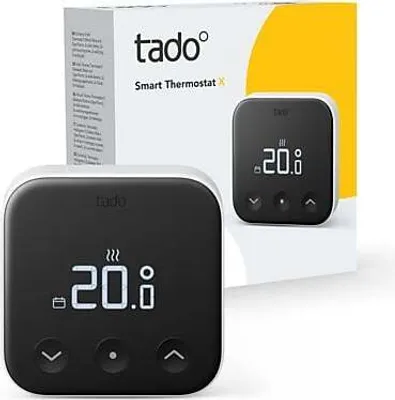Produktbild von tado° VX-ST02-TC-ML-00, Digitales Thermostat, Schwarz, Weiß, Digital, Akku, AAA, 100 mm