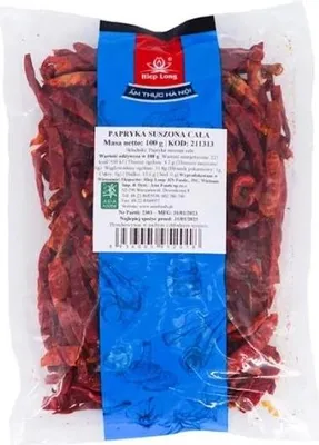 Immagine prodotto di Hiep Long | Peperoncini secchi - 100 g - Peperoncini interi - Spezie piccanti - Cucina asiatica