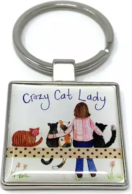 Image de Porte-clés Crazy Cat Lady Kociara