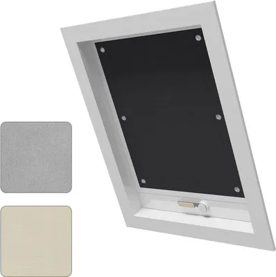 Obrázek produktu pro Tepelné rolety pro střešní okna, černé, 60 x 73 cm, ochrana proti horku