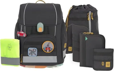 Produktbild von Silecomplaza Schulranzen Set Kinder/School Set Boxy Unique Schwarz