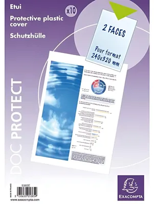 Produktbild von Ausweishüllen 240x320mm einfach 150my VE=10 Stück
