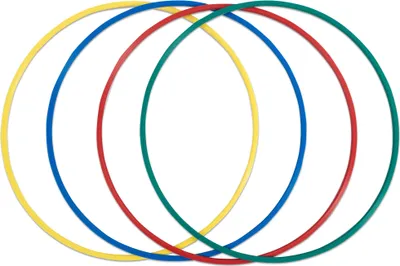 Produktbild von Betzold Wettkampf-Gymnastikreifen mit FIG-Profil, 4 Stück, Farbe: bunt, Setgröße: 4 Stück, Durchmesser: 80 cm