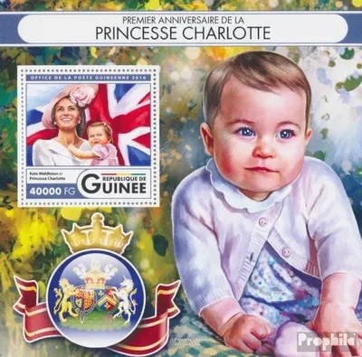 Produktbild von Briefmarken Guinea 2016 Mi Block 2700 (kompl. Ausgabe) postfrisch Prinzessin Charlotte