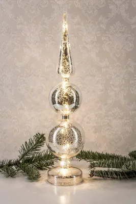 Weihnachtsdeko aus Holz, bunt, groß, 43 cm