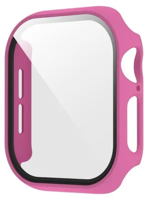 Produktbild von Für Apple Watch Series 11 / 10 42mm Kunststoff PC Smart Watch Hülle + Schutz Hart Glas Pink