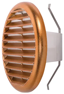 Obrázek produktu pro UNIVERZÁLNÍ MĚĎNÁ VENTILAČNÍ MŘÍŽKA Ø 80–125 mm