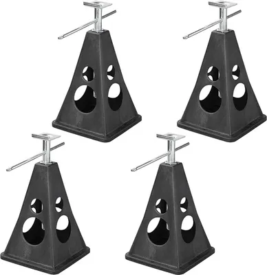Immagine prodotto di Supporti stabilizzatori in plastica, set da 4 pezzi, 750 kg/pezzo