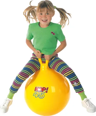 Produktbild von Hüpfball, Sprungball, Hopsball, Springball, Hopser ø 45 cm, gelb