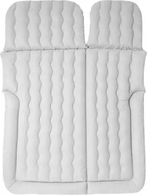 Produktbild von Faltbare Luftmatratze, 175×120cm Wellenform Weiß - Aufblasbares Campingbett, Reisebett, SUV Schlafmatte, Dicke Auto-Luftmatratze für Outdoor & Reisen