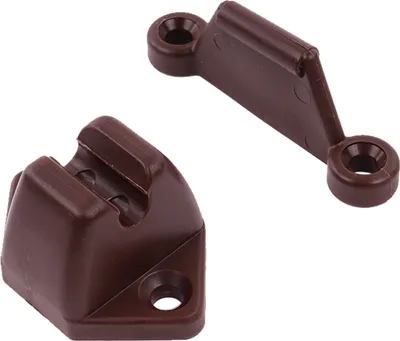 Produktbild von OCS Türfeststeller Set 2 tlg., Lochabstand: 30 mm, 45 mm, braun
