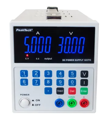 Zdjęcie produktu dla Zasilacz laboratoryjny PeakTech 1 Kan