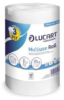 Produktbild von Lucart Strong Multiuse 3.250 - Papierhandtücher 52m, 6 Stück