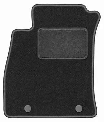 Immagine prodotto di Tappetino guidatore in moquette per Nissan Juke F15 2010-2017 (crossover) – 1 pezzo, grigio grafite, su misura – Wielganizator LUX