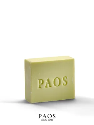 Produktbild von PAOS Bergamotte-Limetten Seife 150 g – Naturseife für Gesicht, Körper & Haare