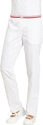 Produktbild von Leiber Hose Farbe weiß/beere Größe 42, 08/6750/0164