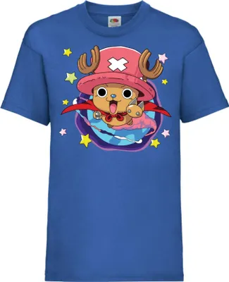 Immagine prodotto di Maglietta per bambini One Manga Piece Anime Tony Tony Chopper, 9-11 Jahr - 140 , Bleu