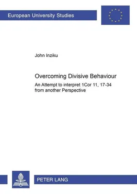 Produktbild von Overcoming Divisive Behaviour