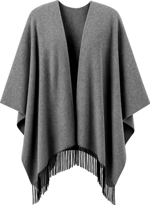 Produktbild von Poncho Ponhito Italy, mit Fransen von collezione alessandro