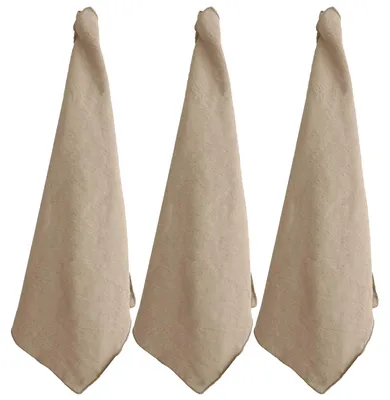 Immagine prodotto di Set di 3 strofinacci in cotone, 50 x 70 cm, color marrone
