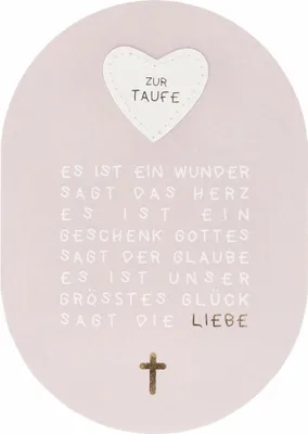 Produktbild von Taufkarte "Wunder"