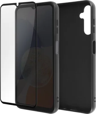 Image de Avizar, ensemble de protection à 360 degrés : coque et film protecteur pour Samsung Galaxy A14 5G, couleur noire