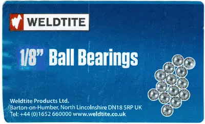 Produktbild von Weldtite Carbon - Stahl - Kugeln 1/8 Zoll (3,18mm) - 10 Stück