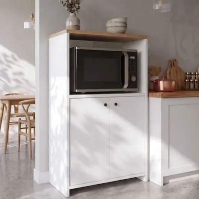 Obrázok produktu pre Skye Decor, kvalitná viacúčelová skrinka, 100% melamín, 68,6 x 86,8 x 35 cm