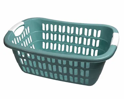 Produktbild von Wäschekorb Wäschekörbe Plastik Kunststoff Wäsche Korb Grün (Mintgrün)