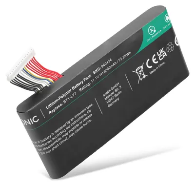 Produktbild von CELLONIC 1x Akku für Notebook Kompatibel mit MSI GT72 Dominator Dragon Edition, GT72 2QE, GT72 2QW, MS-1782 - (6600mAh, 11.1V)